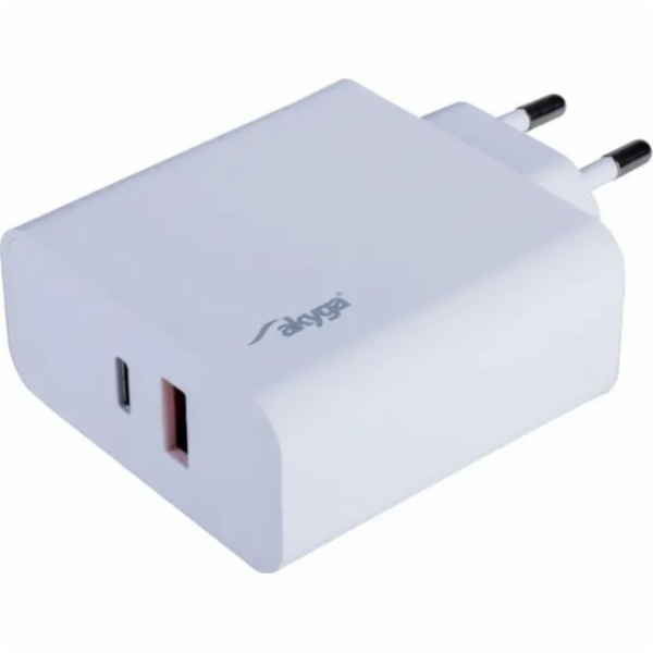 Akyga AK-CH-15 Akyga USB Nabíječka USB-A + USB-C PD 5-20V...