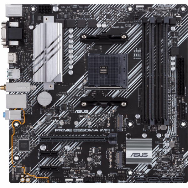 ASUS MB Sc AM4 PRIME B550M-A WIFI II, AMD B550, 4xDDR4, 1...