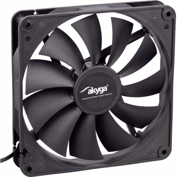 Akyga Ventilátor 140mm MOLEX černá