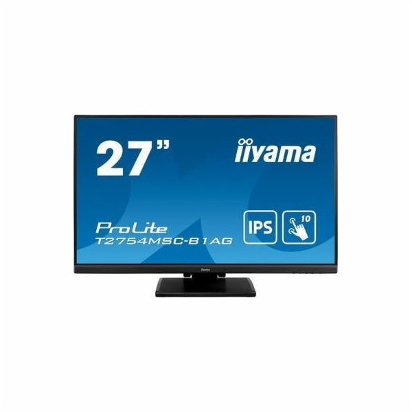 27" iiyama T2754MSC-B1AG: IPS,FHD,AG,10P,HDMI,repr