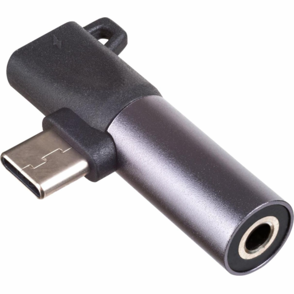 Akyga AK-AD-62 USB adaptér USB-C - Jack 3,5 mm + USB-C če...