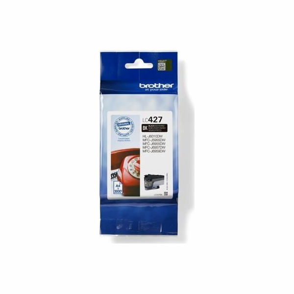 Brother LC-427BK - originální BROTHER INK LC-427BK - cca ...