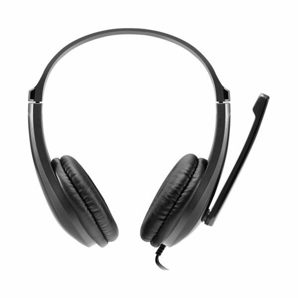 CANYON headset CHSU-1, lehký, USB připojení, černá