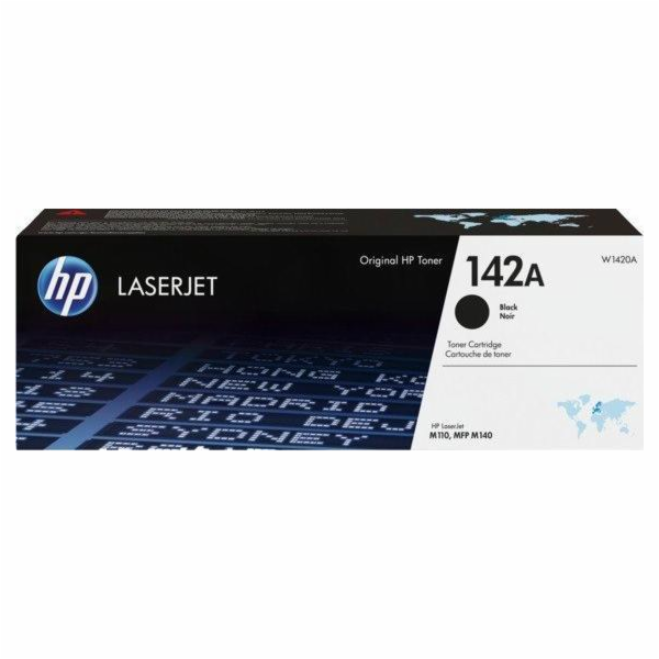 HP 142A Black Original LaserJet Toner Cartridge (W1420A) ...