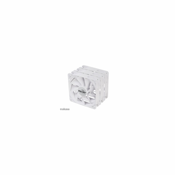 AKASA ventilátor Viper, White Fan 12cm, 120x120x25mm, HDB...