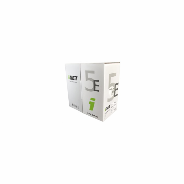 Instalační kabel iGET CAT5E UTP PVC Eca 305m/box, drát, s...