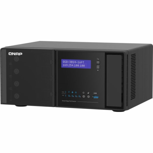 QNAP řízený switch QGD-3014-16PT-8G (16x GbE PoE+, 4core ...