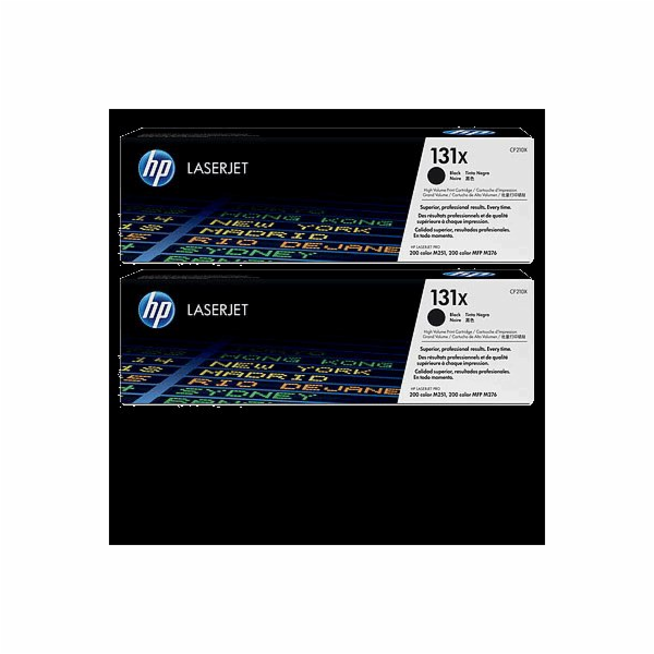 CF210XD Čierna tonerová kazeta HP131X LaserJet