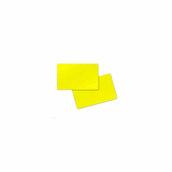 Premier (PVC) Yelow Cards,Card, 30 mil,500ks