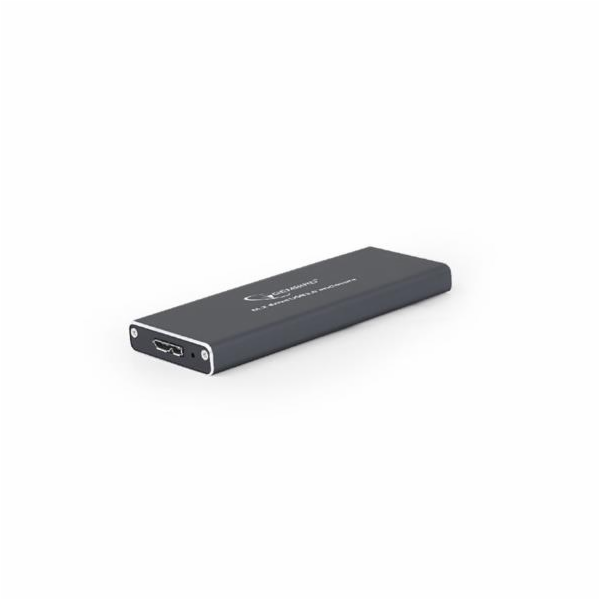 GEMBIRD externí box pro M.2 disky, USB 3.0, hliník, černá