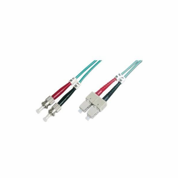 Digitus Fiber Optic Patch Cord, ST to SC Multimode 50/125...