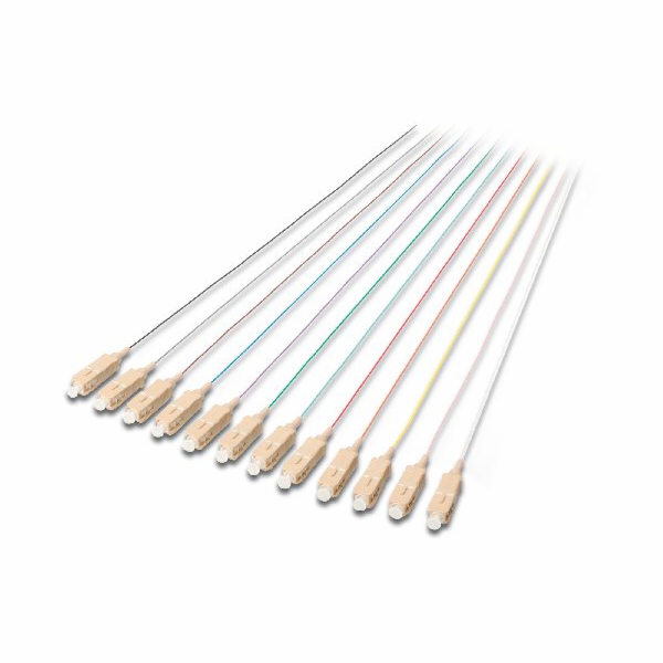 Digitus SC Fiber Pigtail , Loose Buffer, 50/125 µ 12 Pcs....