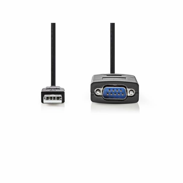 Nedis CCGW60852BK09 - Převodník | USB A zástrčka na RS232...