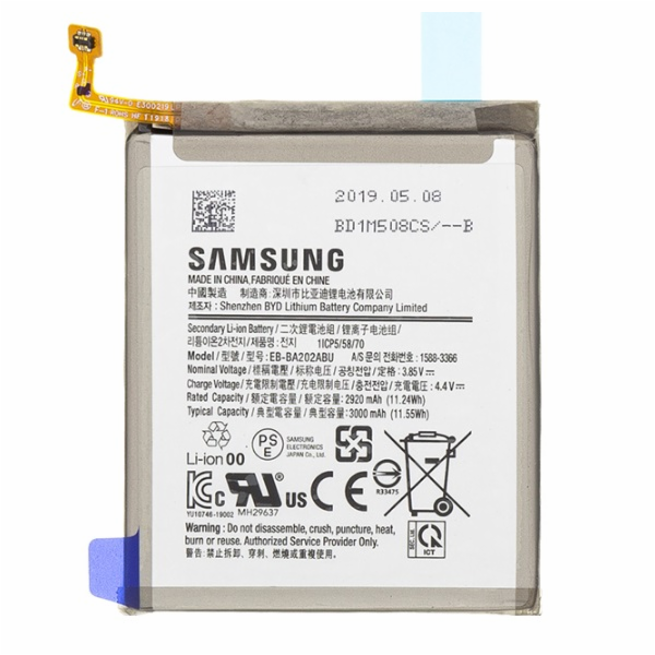 Samsung EB-BA202ABU Baterie Li-Pol 3000mAh Service Pack