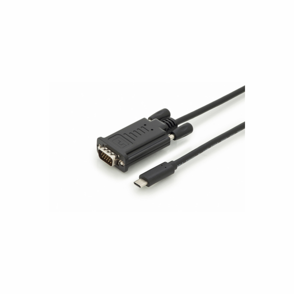DIGITUS kabelový převodník USB C na VGA 2,0m, 1920x1200 @...
