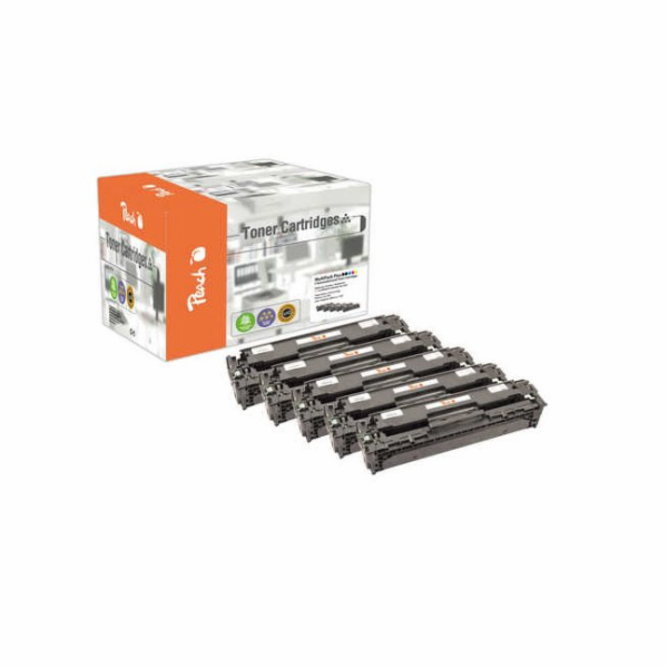 PEACH kompatibilní toner HP CB540A*2, CB541A, CB542A, CB5...