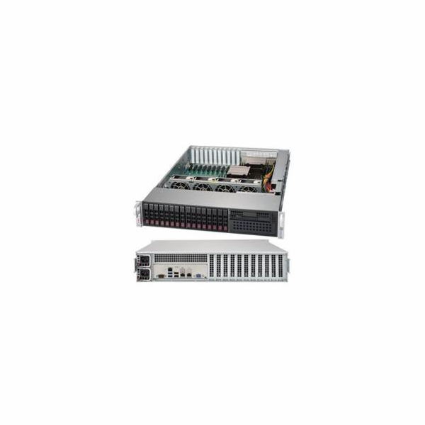 SUPERMICRO 2U chassis 16x 2,5" HS SAS/SATA (4x 8643), 1x ...