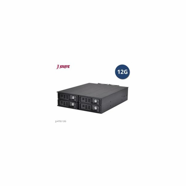 Jou Jye Backplane SATA3/SAS3 4x 2,5"HDD do 5,25" RoHS, 2x...