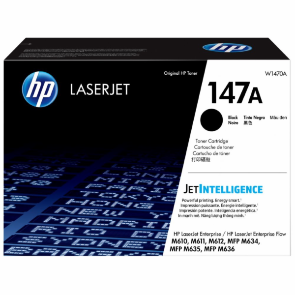 HP 147A Black LaserJet Toner Cartridge (10,500 pages)