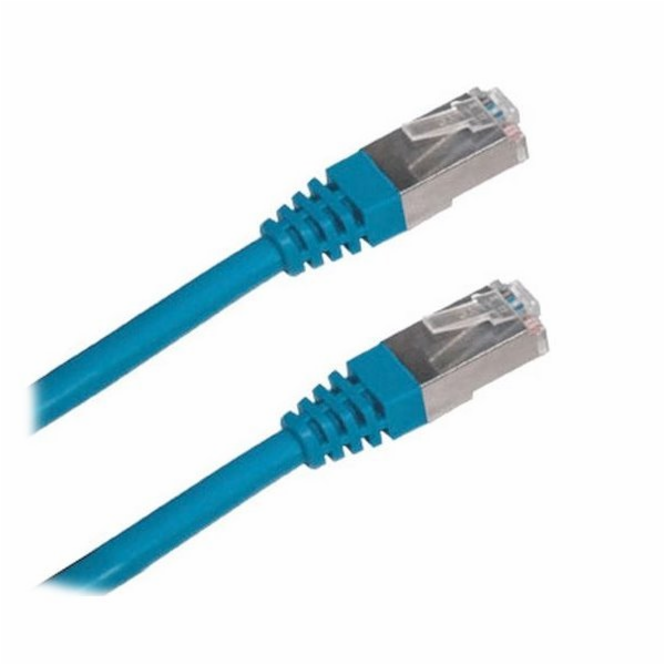 XtendLan patch kabel Cat6A, SFTP, LS0H - 0,25m, modrý (pr...