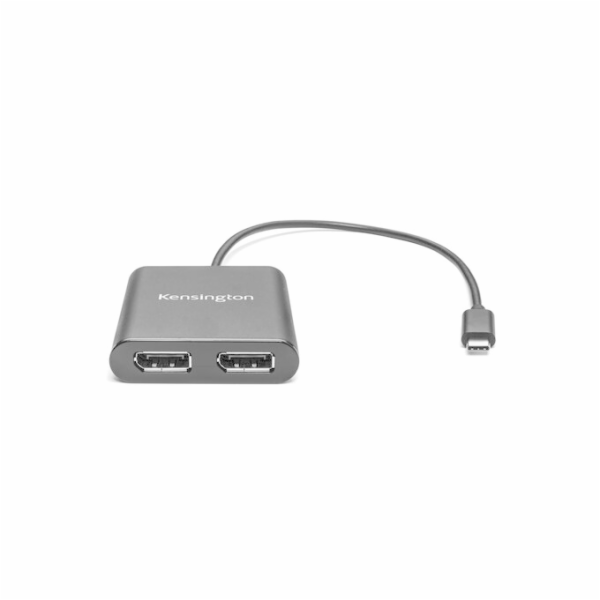 Kensington USB adaptér, USB-C samec > 2x DisplayPort samice