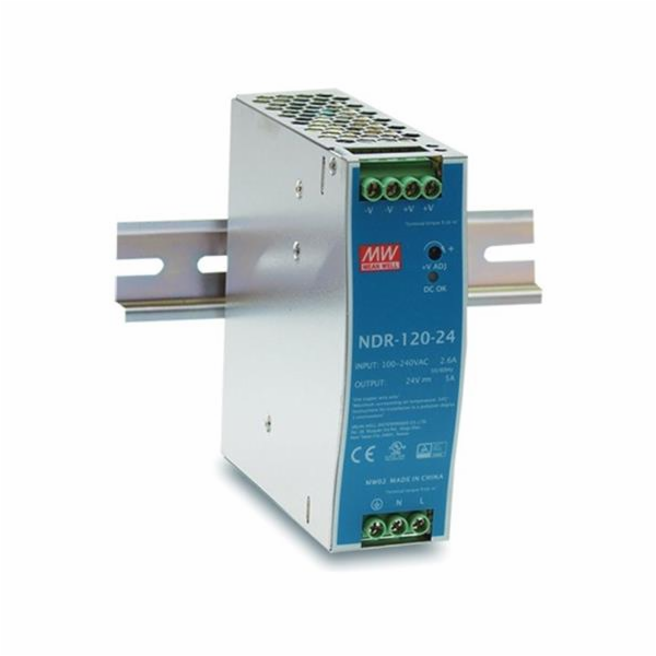 MEAN WELL NDR-120-48 Spínaný zdroj na DIN lištu, 120W, 48V