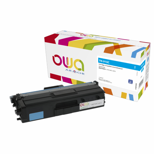 OWA Armor toner kompatibilní s Brother TN-910C, 9000st, m...