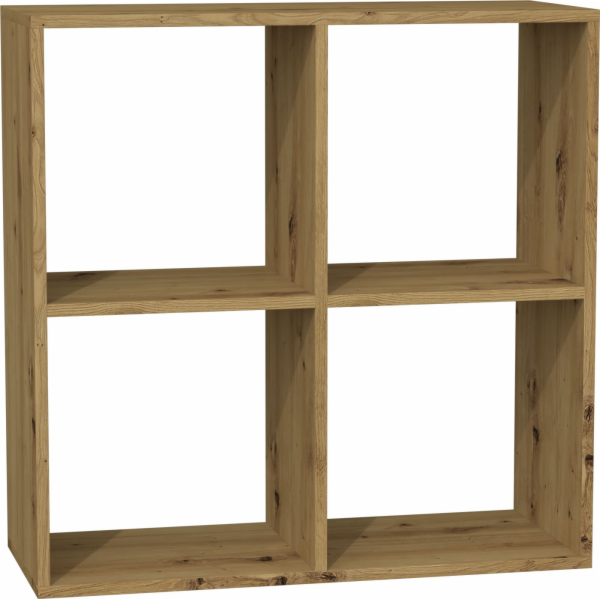 Knihovna do obývacího pokoje Topeshop MALAX 2X2 ARTISAN