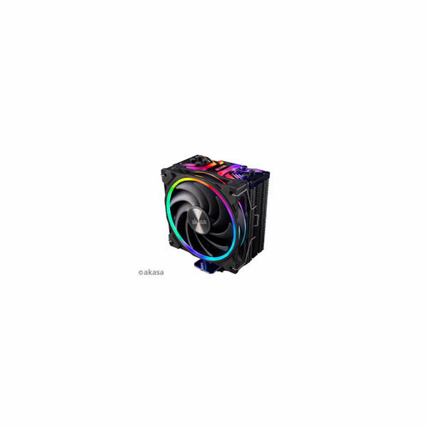 AKASA chladič CPU SOHO H4, Premium CPU cooler,4 Heatpipes...