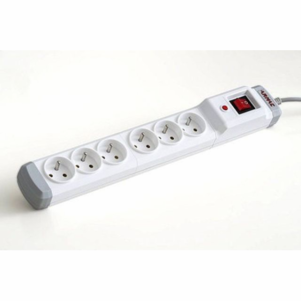 Armac Multi M6 napájecí lišta 6 zásuvek 2,5 m šedá (M6/25...