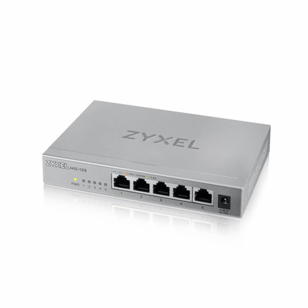 Zyxel MG-105 5-port 2,5Gigabit Ethernet Desktop Switch