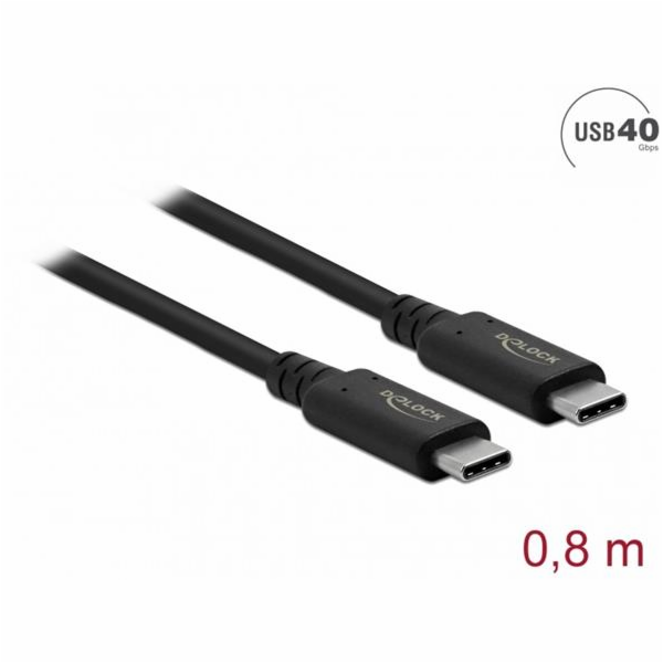 Kabel DeLOCK USB4 Gen 3x2, zástrčka USB-C > zástrčka USB-...