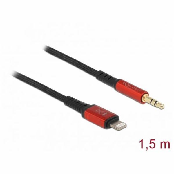 DeLOCK audio kabel 8pinový Lightning konektor > jack kone...