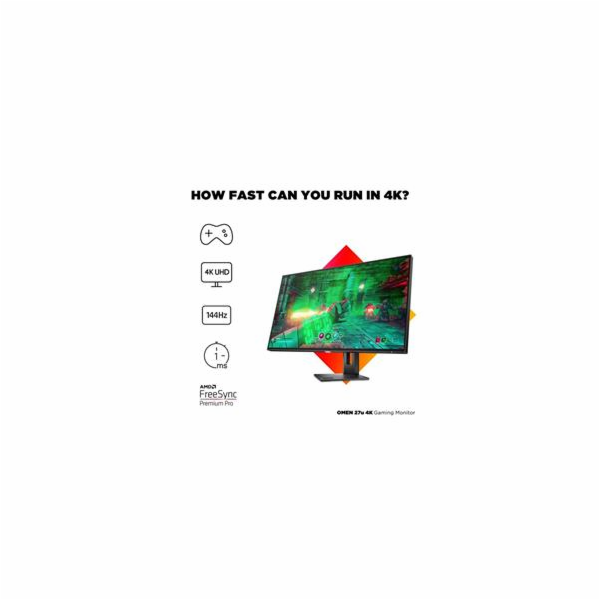 LCD HP OMEN 27u, herní Monitor 27" UHD 3840x2160; IPS; 16...