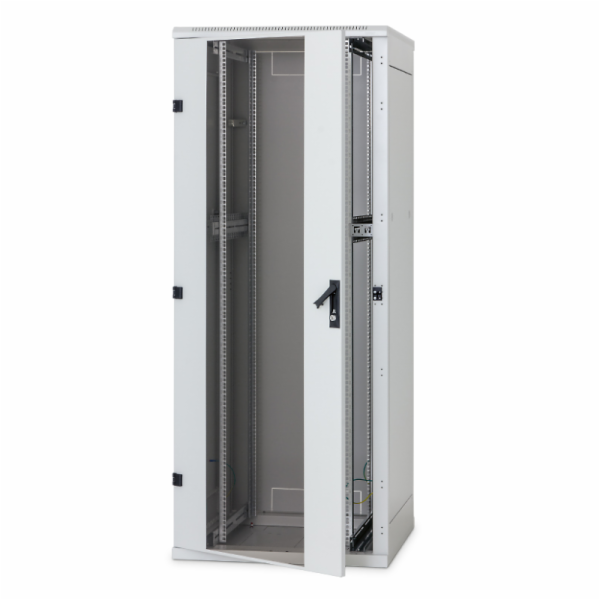 Stojanový rozvaděč 42U (š)600x(h)800 perf.dveře,polocylin...