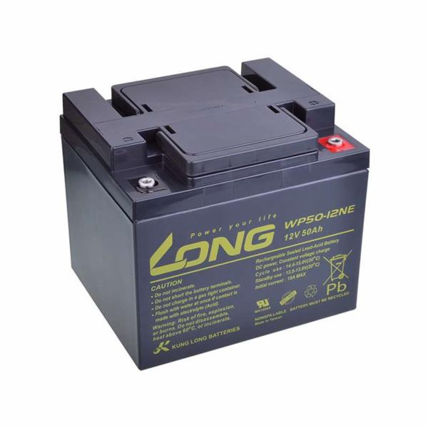 Long 12V 50Ah olověný akumulátor DeepCycle AGM M6 (WP50-1...