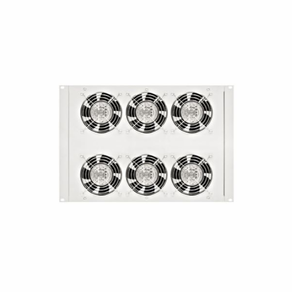 Horní/spodní ventil.jednotka,6x ventilátor,termostat,8U