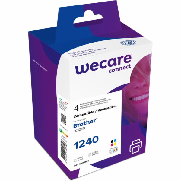WECARE ARMOR ink sada kompatibilní s BROTHER LC-1240 VAL ...