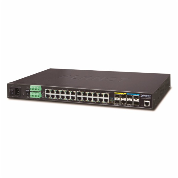 Planet IGS-6325-20T4C4X průmyslový L3 switch, 20x1Gb, 4x1...