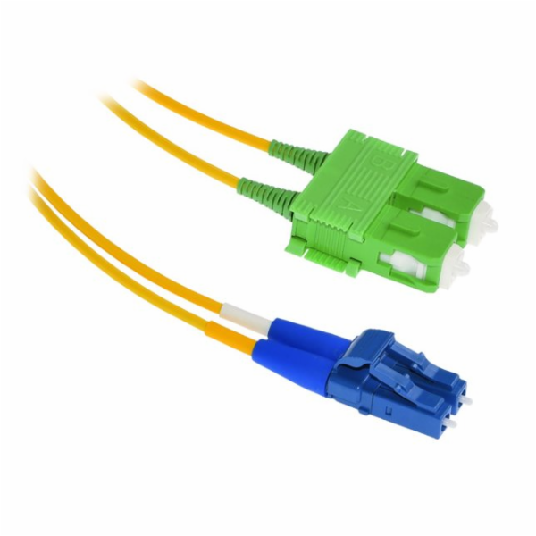 XtendLan FO patch LC-SC/APC 1m 9/125, duplex, ultraflexib...