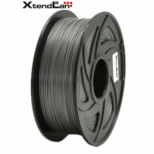 XtendLAN PETG filament 1,75mm stříbrný 1kg