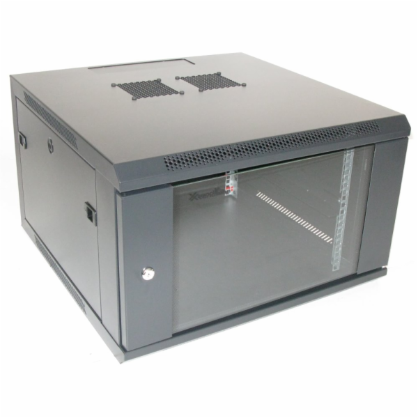 XtendLan 19" nástěnný rozvaděč 6U 600x600, nosnost 60 kg,...