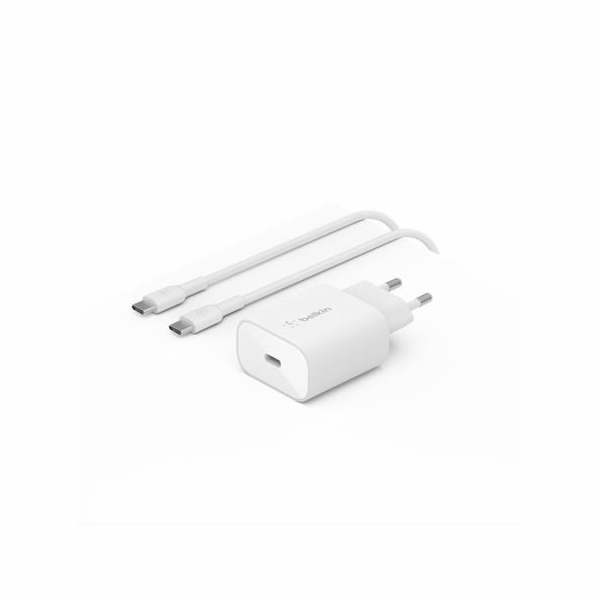 Belkin 25W PD 3.0 PPS USB-C nab. + USB/USB-C kabel