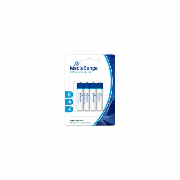 MediaRange Premium AAA 4ks MRBAT101 MediaRange Premium ba...