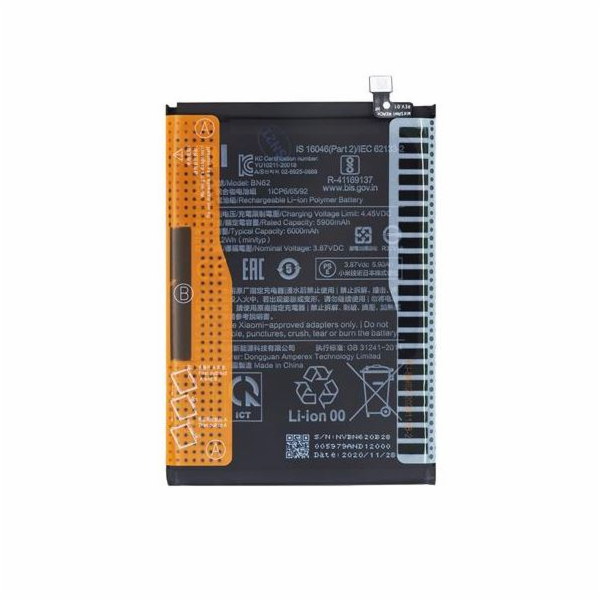 Xiaomi&nbsp;BN62&nbsp;Original&nbsp;Baterie&nbsp;6000mAh&nbsp;Service&nbsp;Pack