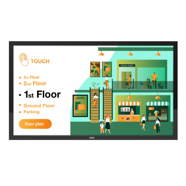 NEC MultiSync m551 - 55" Třída úhlopříčky M Series disple...