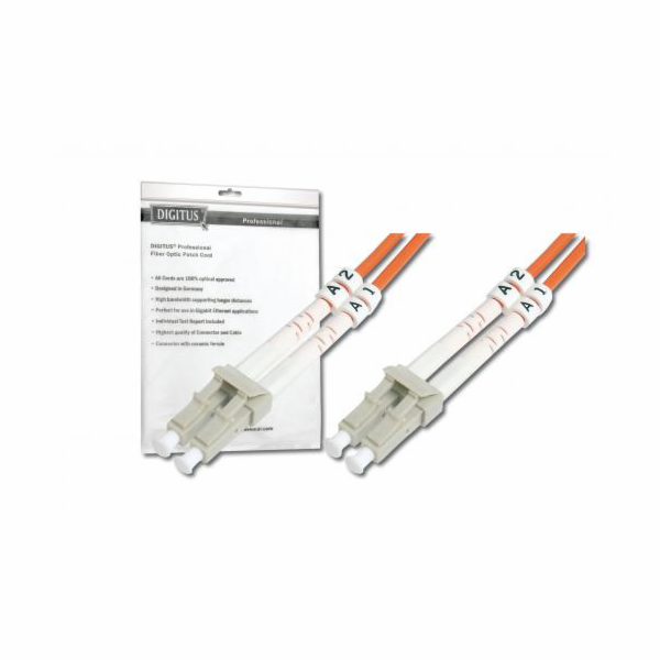 Digitus Fiber Optic Multimode Patch Cord, SC / SC