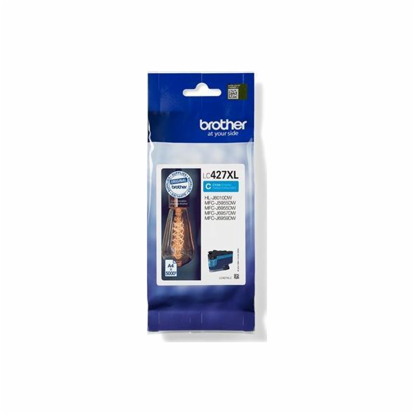 BROTHER INK LC-427XLC - cca 5000 stran, pro MFC-5955 6955...