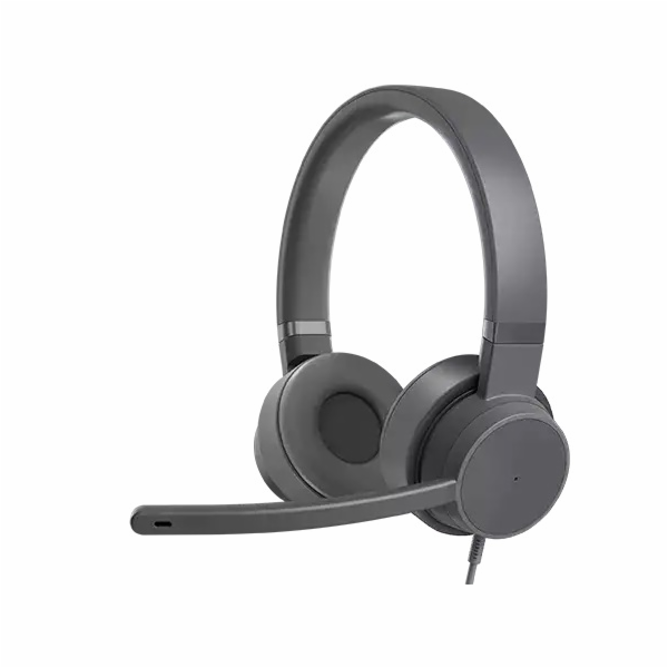 Lenovo Go Wired ANC Headset (Storm Grey)