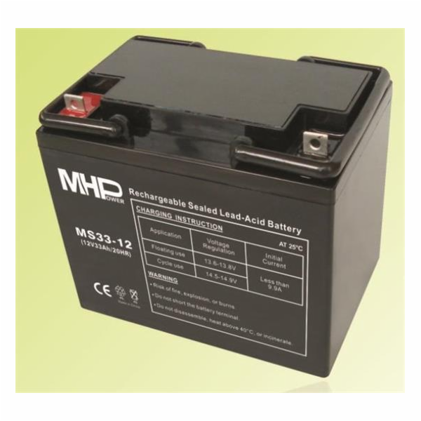Baterie MHPower MS33-12 VRLA AGM 12V/33Ah 
